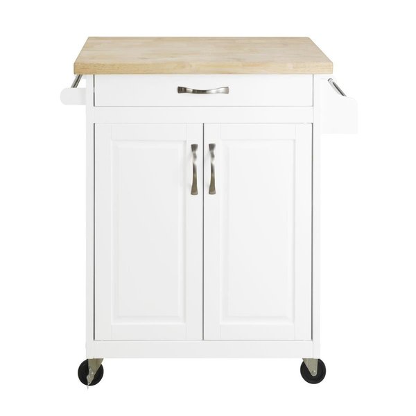 Dorel Living Dorel Living DA6545W Kitchen Island & Carts; White DA6545W